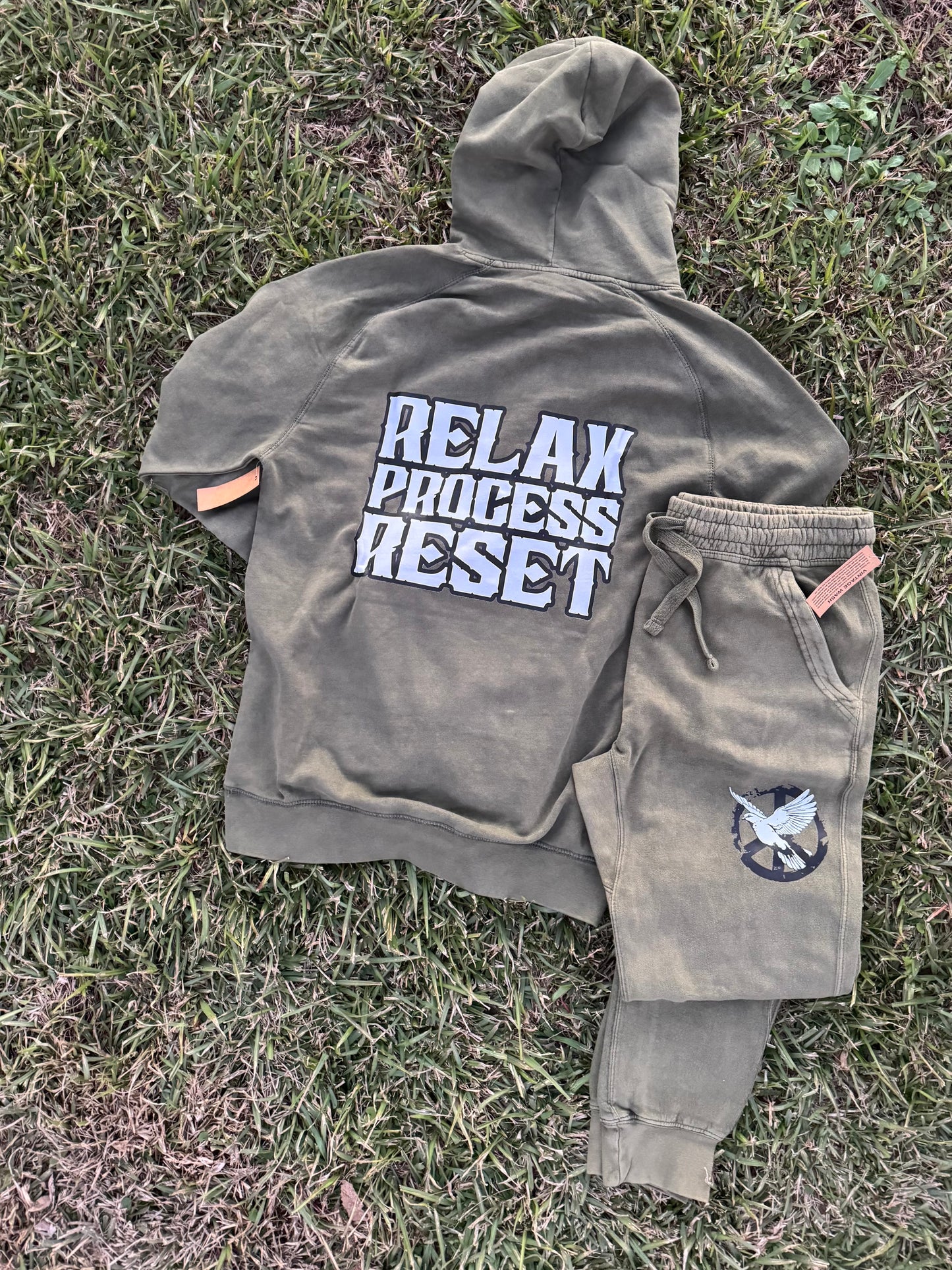 Vintage Olive Jogger Set